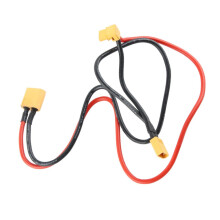 Câble d'extension avec connecteur conducteur en cuivre étamé, adaptateur XT60 mâle vers femelle pour une efficacité de charge optimale des