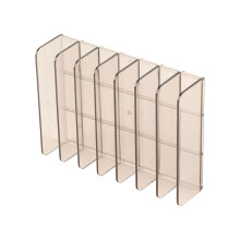 7-teiliger transparenter Lidschatten-Paletten-Organizer für Badezimmer & Schminktisch