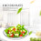 4Pcs Ceramic Dinner Plates Set – Black Line, 8 Inch Round, White 7