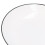 4Pcs Ceramic Dinner Plates Set – Black Line, 8 Inch Round, White 5