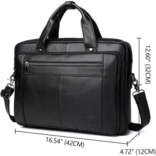 Laptop Bag Large Capacity Shoulder Bag Men's Briefcase Backpack 2
