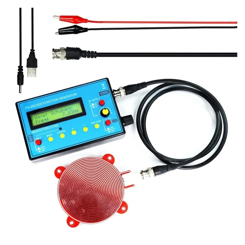 Fg200 Dds Function Signal Generator Frequency Counter 0.01 Hz To 500 Khz Signal Source Sine Square Sawtooth Waveforms 9187378499566