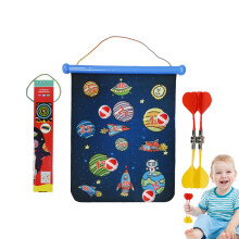 Magnetic Dart Board for Kids, DoubleSided Safe Indoor Outdoor Game Set with Darts and Goo Balls