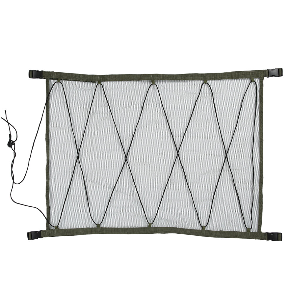 Versatile Vehicle Application For Universal Car Storage Net, Double Layer Mesh Design Prevents Items From Falling Off During Driving, Nylon Adju Black 9301476450865