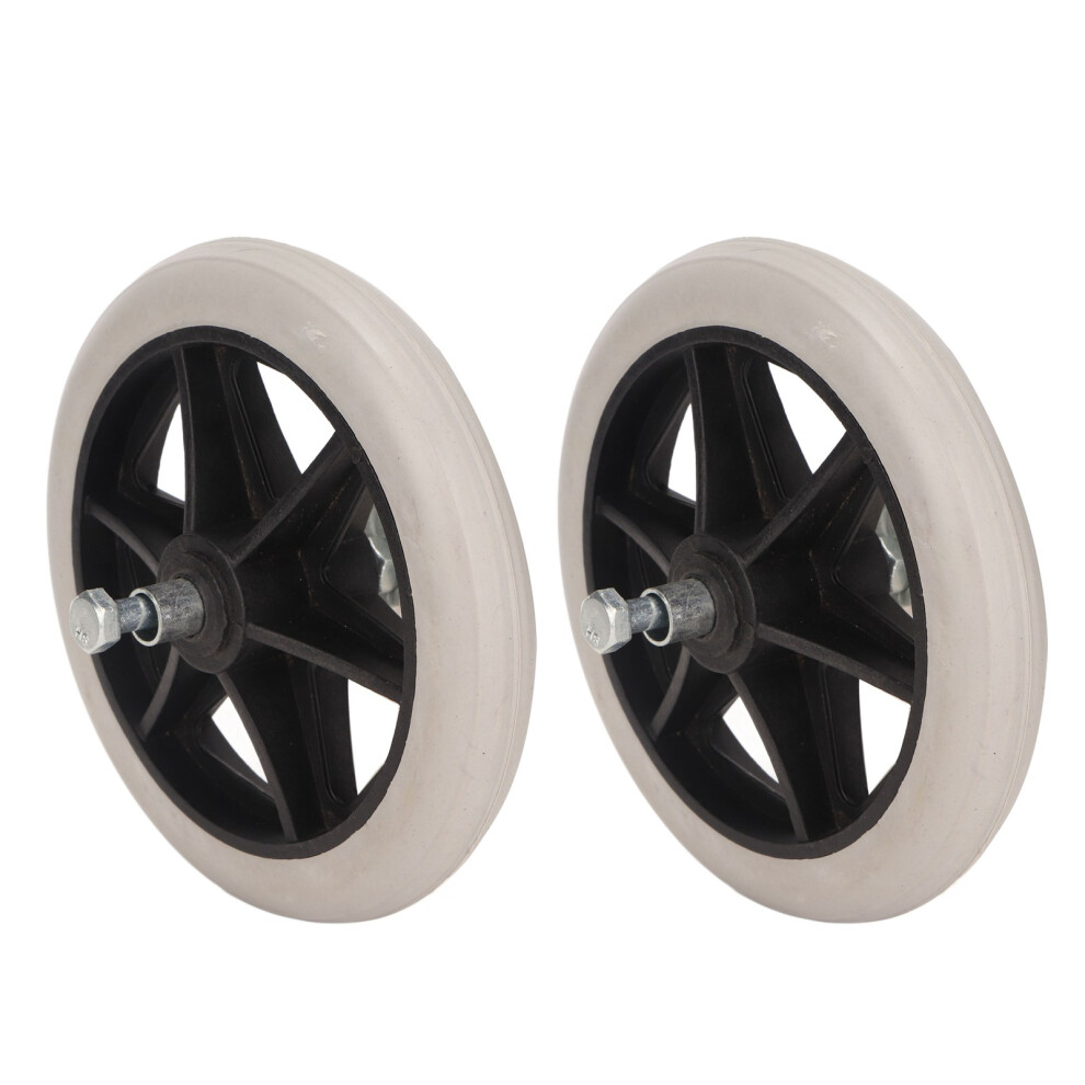 Replacement Wheel for Wheelchair Front, Large Load Bearing Capacity with Reinforced Hub, Smooth Rolling Solid Wheel for Rollators and Walkers, Sturdy