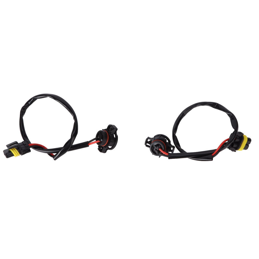 Fog Wiring Harness Kit, Head Fog S Retrofit 5202 H16 To 9005 Female Pigtail Adapter Connectors For Universal Aftermarket Hid Light 9358999821764