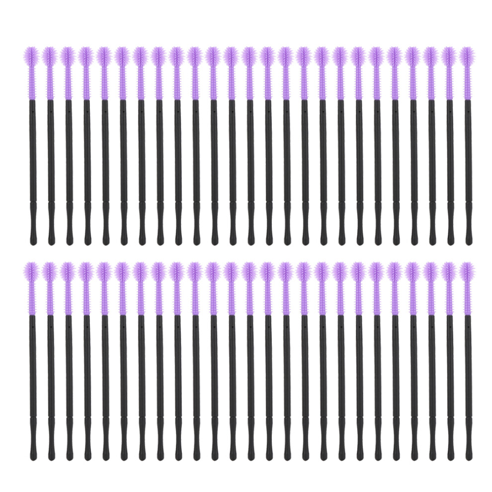 Disposable Micro Swabs for Eyelash Extension, Micro Applicators Eyelash Swabs for Makeup Application, Soft to the Touch Silicone Lash Tools with