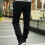 Ανδρικό παντελόνι slim fit, τζιν slim fit με εύκαμπτη μέση και πέντε τσέπες, τζιν 7