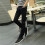 Ανδρικό παντελόνι slim fit, τζιν slim fit με εύκαμπτη μέση και πέντε τσέπες, τζιν 5