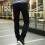 Ανδρικό παντελόνι slim fit, τζιν slim fit με εύκαμπτη μέση και πέντε τσέπες, τζιν 6