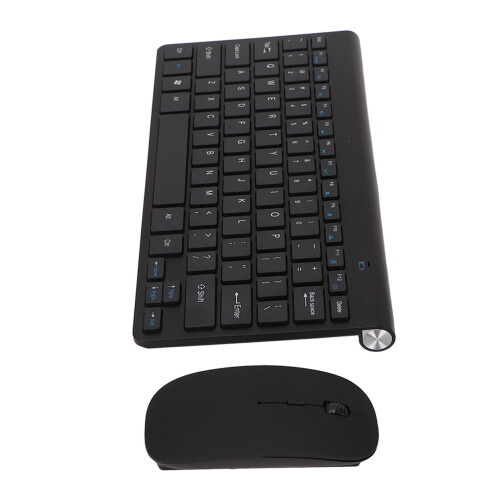 Scissor-Switch Keyboard with Multi-Media Keys and Silent USB Wireless Keyboard Functionality, Wireless Keyboard Mouse Combo with Compact Layout and 2