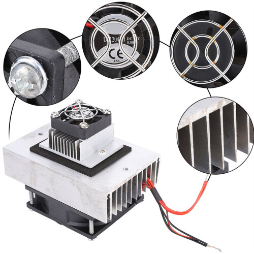 DIY Cooling System for Small Spaces, Semiconductor Cooler with High Heat Dissipation Effect and Easy Installation, Efficient Refrigeration Module for 2