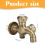 Single Handle Water Control for Kitchen Sink, Easy Installation Decorative Taps with Durable Brass Construction for Home Use 5
