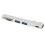 USB C Hub Multiport Adapter Pro, HDMI Output Data Transfer Extended Multifunction Interface Compact Size USB Expansion Fast Charging Heat Dissipation 2