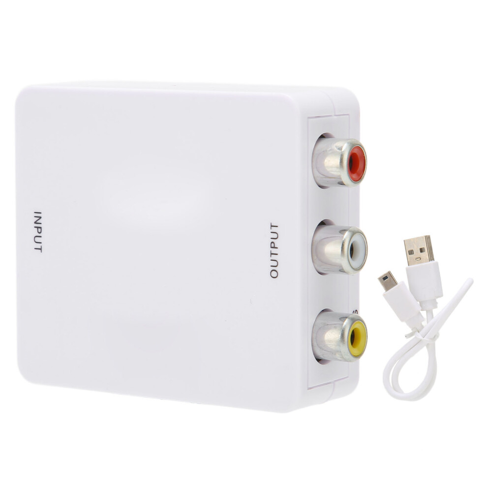 Experience Unmatched Entertainment With Our Plug And Play Rca To Hdmi Converter, Wide Compatibility Ensured For All Your Favorite Devices, Composite 9482828851698