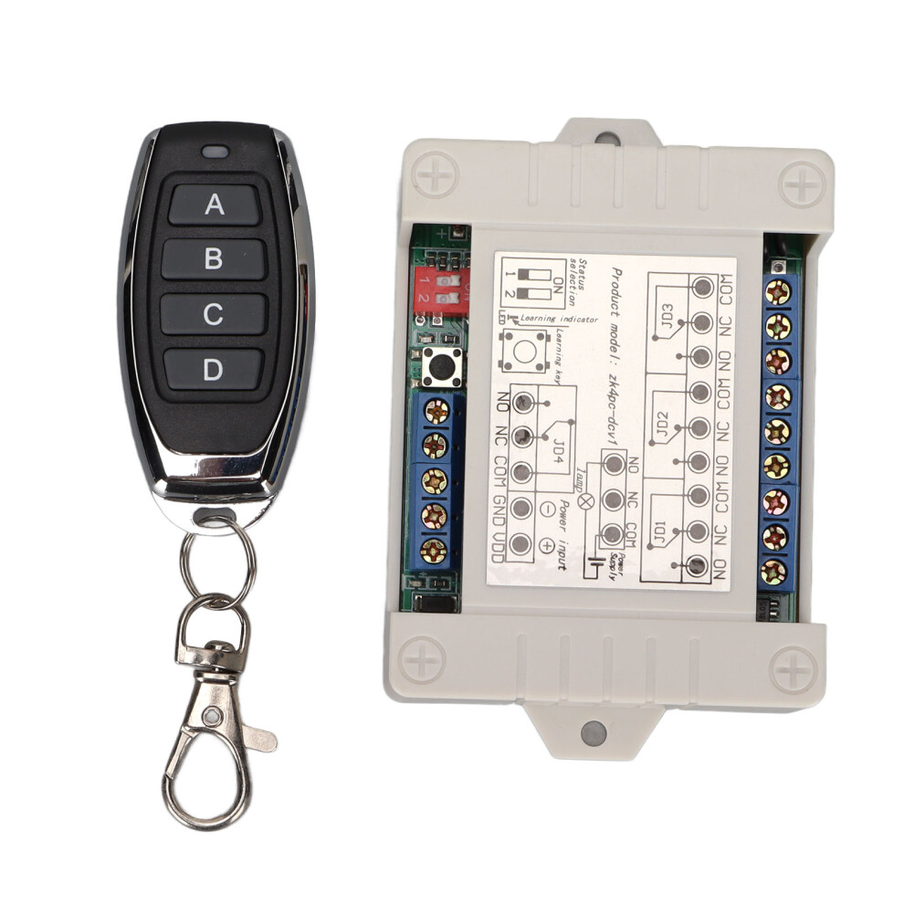 Reliable Performance Wireless Remote, Learning Code System For Enhanced Security, Stable Control With High Reception Sensitivity For Home & Indust 9012494873269