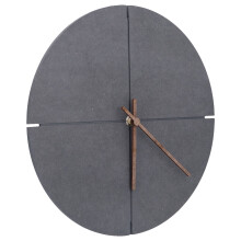 Einfache nordische Wanduhr aus Holz, 28 cm, Quarz, für Wohnzimmer & Büro
