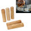 Set da 5 barattoli in bambù da 12cm per tè, caffè e frutta secca 14