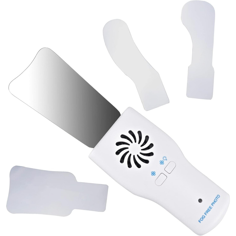 Dental Antifog Mirrors Set With Led Orthodontic Reflectors Stainless Steel Oral Photography Mirrors Light 9187378499894