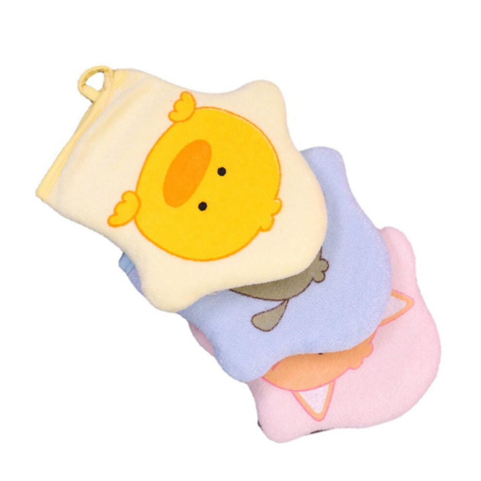 Cartoon Bath Sponges 4 Pack Kids Bath Sponges Set Gentle Exfoliating For Boys And Girls