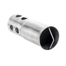Exhaust Muffler Insert for Motorcycle, Stainless Steel Material High Temperature Resistance DB Killer Silencer, Universal for Motorcycles Detachable