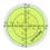 Circular Bubble Spirit Level, Bullseye Surface Level Measuring Layout Tools with Registration Markings, Round Level Bubble with Scale for Horizontal 1