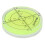 Circular Bubble Spirit Level, Bullseye Surface Level Measuring Layout Tools with Registration Markings, Round Level Bubble with Scale for Horizontal 2