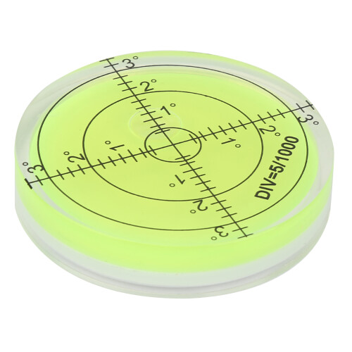 Circular Bubble Spirit Level, Bullseye Surface Level Measuring Layout Tools with Registration Markings, Round Level Bubble with Scale for Horizontal 1