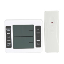 Temperaturmonitor für Kühlschrank, Gefrierschrankthermometer mit genauer Max-Min-Aufzeichnung, gut lesbarem Display, zwei drahtlosen Sensoren für