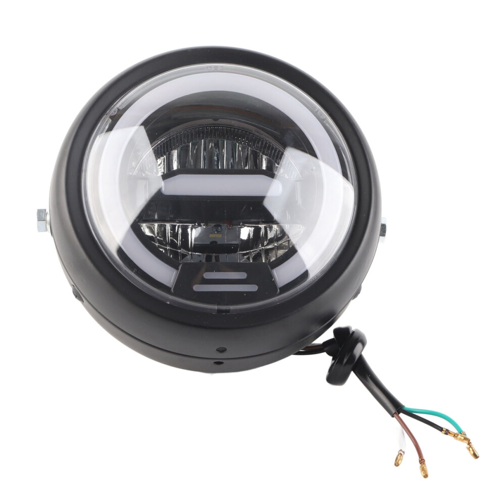 Led Motorcycle Headlight Round Front Headlamp Exceptional Illumination Durable Construction Waterproof Universal Fitment High Beam Low Beam For 9448196697559