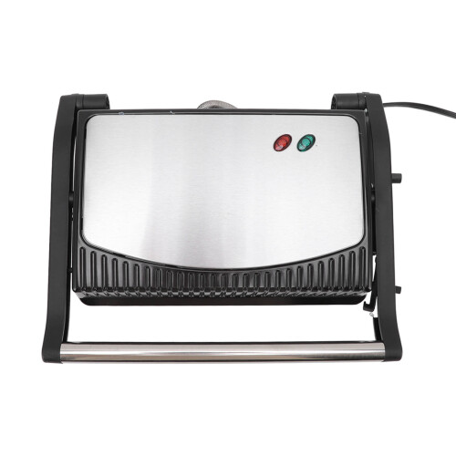 Panini Press Grill, αντικολλητική πλάκα ψησίματος, επίπεδο άνοιγμα 180 μοιρών για ευέλικτο