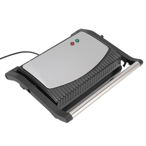 Panini Press Grill, αντικολλητική πλάκα ψησίματος, επίπεδο άνοιγμα 180 μοιρών για ευέλικτο 1