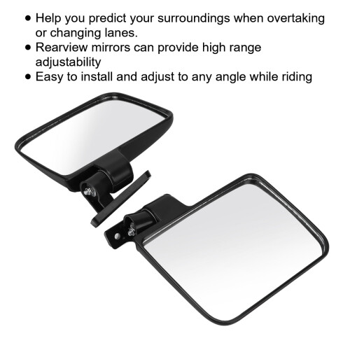 Magnetic Tractor Mirrors Universal Rearview Mirrors Strong Magnets Durable Construction Adjustable Design Zero Assembly Versatile Compatibility For 2