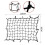 Βαρύ δίχτυ φορτίου για μοτοσικλέτα, ποδήλατο, ATV, UTV, αποσκευές, ελαστικό δίχτυ bungee 6