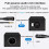 Audio Isolator 6.35mm Jack Ground Loop Eliminator Noise Filter For Audio System Black 3