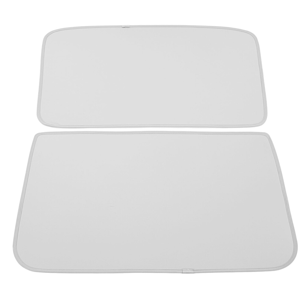 Car Glass Roof Sunshade For Tesla Model 3 2018-2023 Split Type Gray 6911376652738