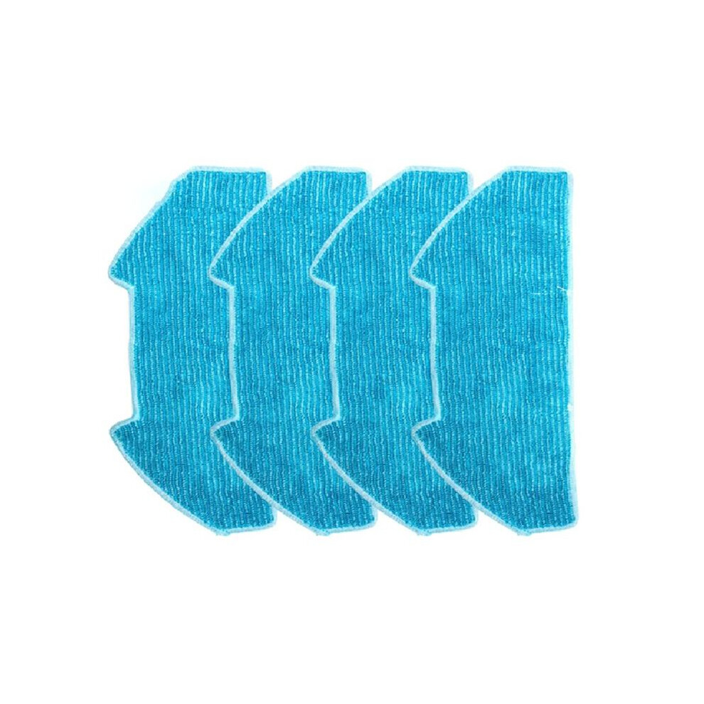 4Pcs Mop Cloth For Smartai S8 Pro, Redroad R10, Redkey R10, Bobsweep Ultravision / Dustin / Dustin Ultra / Rc400 Parts 6032119080370