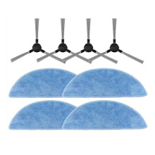 Replacement Parts for Taurus Homeland Gyro RVCA1001B Robot Vacuum Side Brush Mop Cloth
