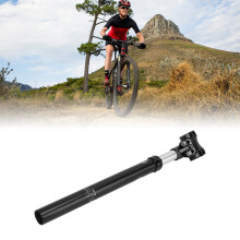 27,2 mm Aluminium-Federstütze 350 mm für Mountainbike, schwarz