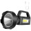 Multiple Modes Spotlight, Emergency Solution Rechargeable Torch with Adjustable Head and USB Output for Waterproof Outdoor Activities, Large Capacity 1