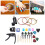 Guitar Accessories Kit with Tuner, Strings, 3-in-1 String Changer & Bridge Pin 16