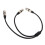 Καλώδιο Patch Splitter με καλώδιο χαλκού και ελαστικό καλώδιο διαχωριστή XLR με πλήρη 8
