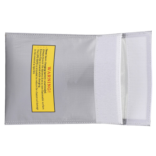 18x23cm Silver RC Lipo Battery Bag Fireproof Explosion Proof for Charge Storage 2