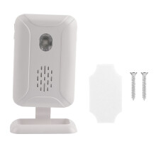 Alarmă de securitate cu detector de mișcare pentru interior, senzor de mișcare wireless cu sonerie multifuncțională și luminozitate reglabilă,