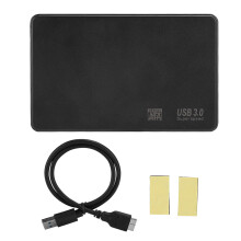 Gabinete portátil para disco rígido externo USB 3.0 de alta velocidade, design compacto, plug and play, para dispositivos de armazenamento SATA