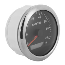 85mm Einstellbarer Drehzahlmesser 0-7000 U/min 7-Farbige Hintergrundbeleuchtung