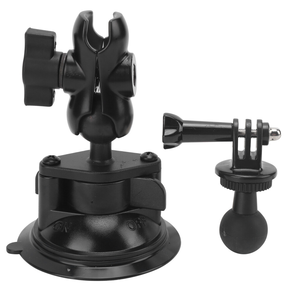 Suction Cup Car Mount With Phone Holder, 360 Degree Adjustment Windshield Dashboard Suction Force Universal Camera Windshield Mount For Gopro Dji 9448196697641