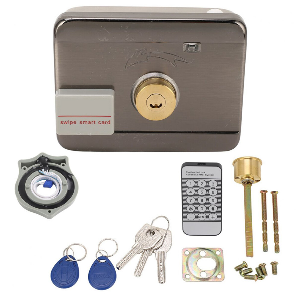 Electric Electronic Door Lock Access Control Security System High Anti Theft Adjustable Mechanical Design Fail Secure Operating Mode Remote Control 9448196698006