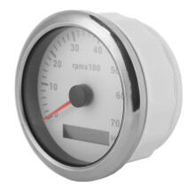 85 mm 0-7000 U/min Einstellbares Mehrfarben-Hintergrundbeleuchteter Auto- / Bootsmotortachometer