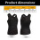 Ανδρικό μπλουζάκι συμπίεσης Body Shaper για αδυνάτισμα, με φερμουάρ, έλεγχο κοιλιάς, 8